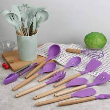 premium wooden and silicon spoon - 4