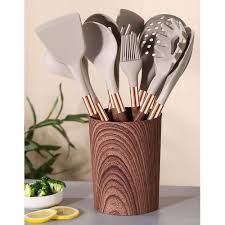 premium wooden and silicon spoon - 5